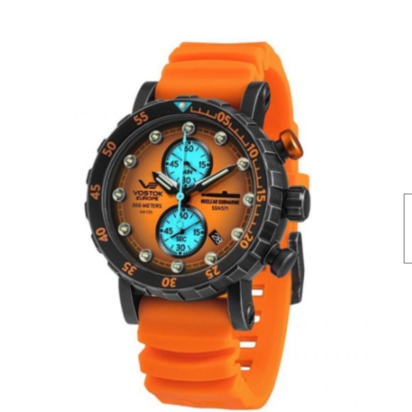 Vostok Europe SSN-571 Chronograph Nuclear Submarine VK61-571F612 - Picture 1 of 7